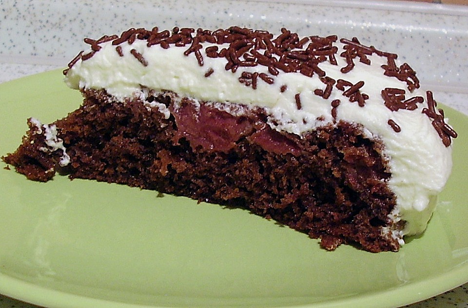 Sahne - Kirschkuchen von esther1107 | Chefkoch.de