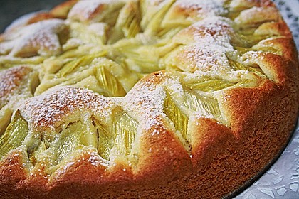 Rhabarberkuchen mit EierlikÃ¶r