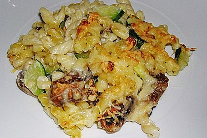 Bandnudelgratin mit Knoblauchsahne 1