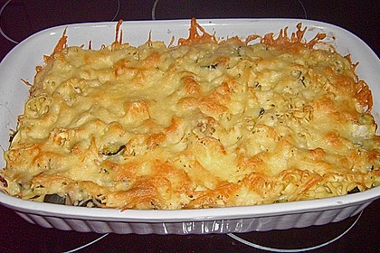 Bandnudelgratin mit Knoblauchsahne 6