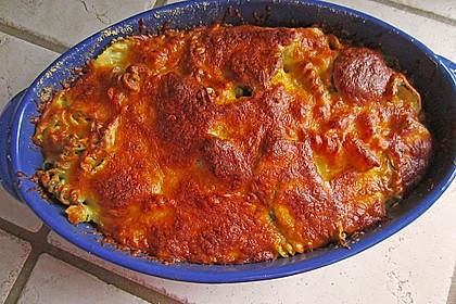 Bandnudelgratin mit Knoblauchsahne 5