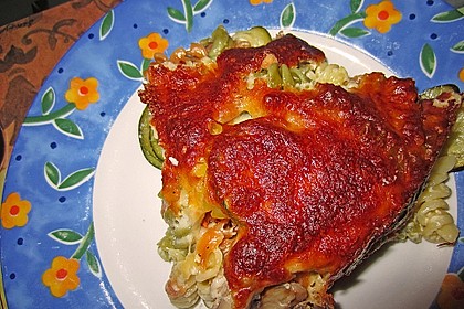 Bandnudelgratin mit Knoblauchsahne 3