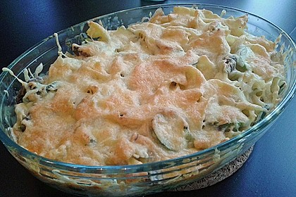 Bandnudelgratin mit Knoblauchsahne 7