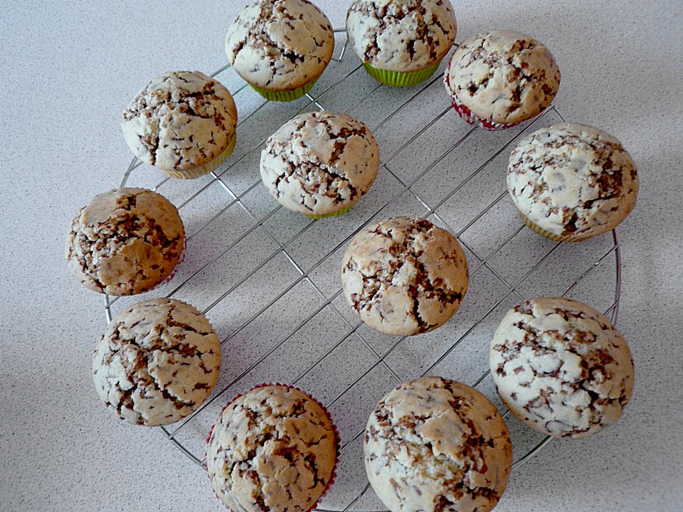 Muffins mit Schokosplittern von kleinezauberhex | Chefkoch.de