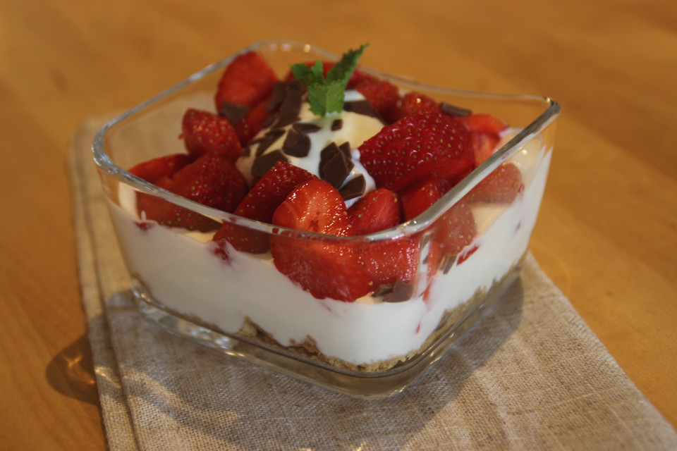 Erdbeerkuchen im Glas Ein beliebtes Rezept Chefkoch.de