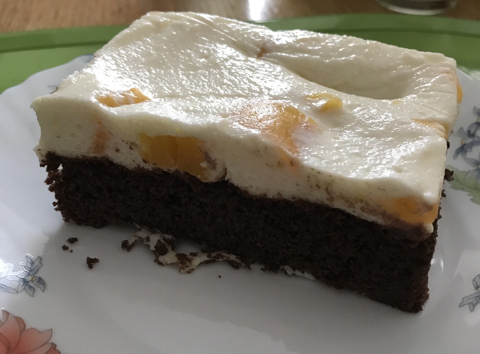 Pfirsich - Joghurt Torte mit Vanillehauch von Seelenschein | Chefkoch.de