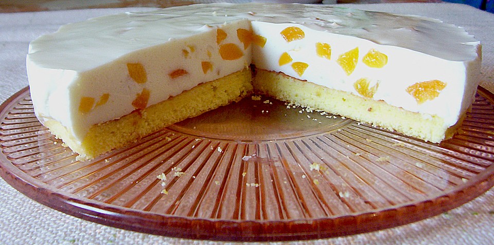 Pfirsich - Joghurt Torte mit Vanillehauch von Seelenschein | Chefkoch.de