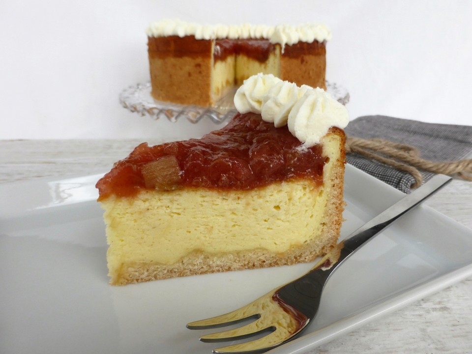 Schmand - Joghurt - Kuchen mit Rhabarberhaube von sandy07 | Chefkoch.de