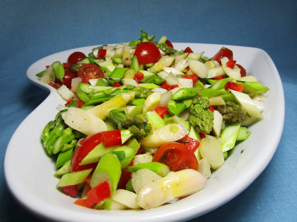 Tricolore Spargelsalat