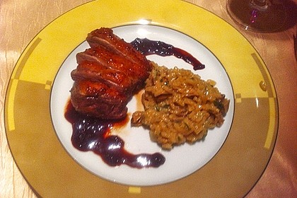 Entenbrust mit Honig und Senf 9