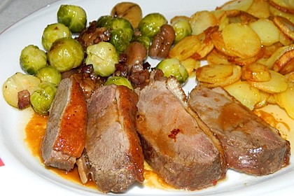 Entenbrust mit Honig und Senf 2