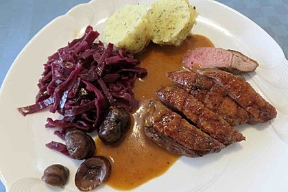 Entenbrust mit Honig und Senf 12