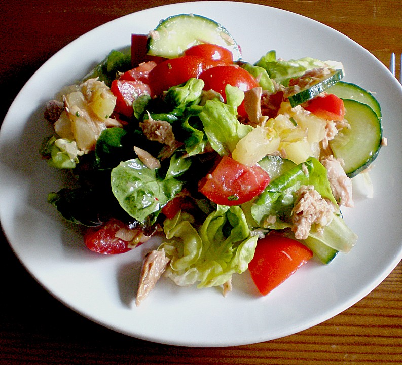 kalorienarmer thunfischsalat, annikas fruchtiger thunfischsalat von engel87 | chefkoch.de, Design ideen