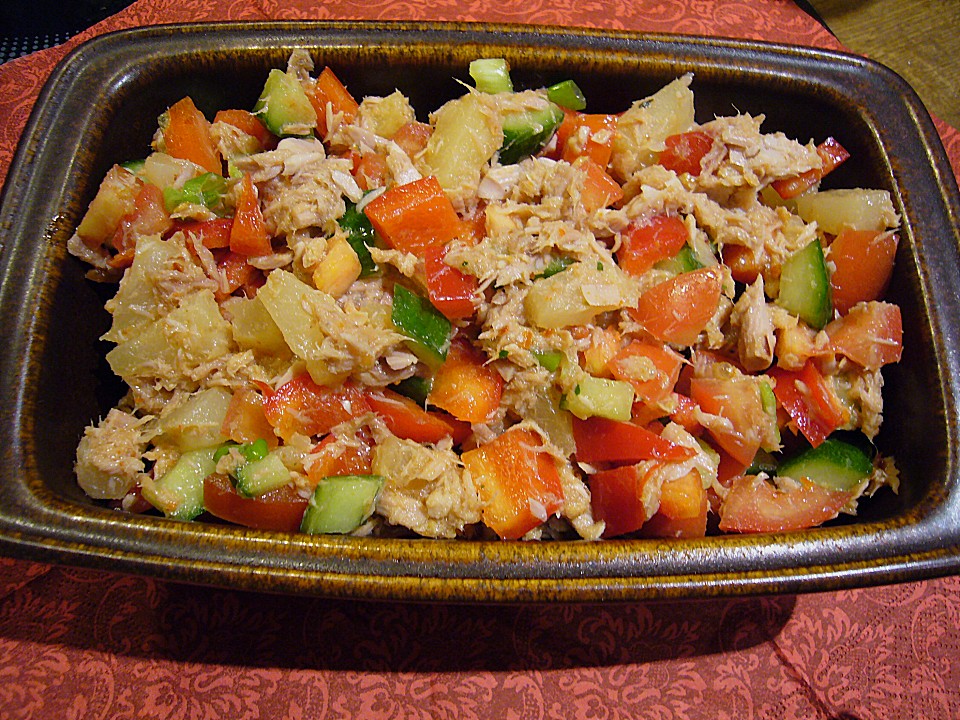 kalorienarmer thunfischsalat, annikas fruchtiger thunfischsalat von engel87 | chefkoch.de, Design ideen