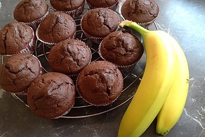 Schoko - Bananen - Muffins Von Cha-Cha | Chefkoch.de