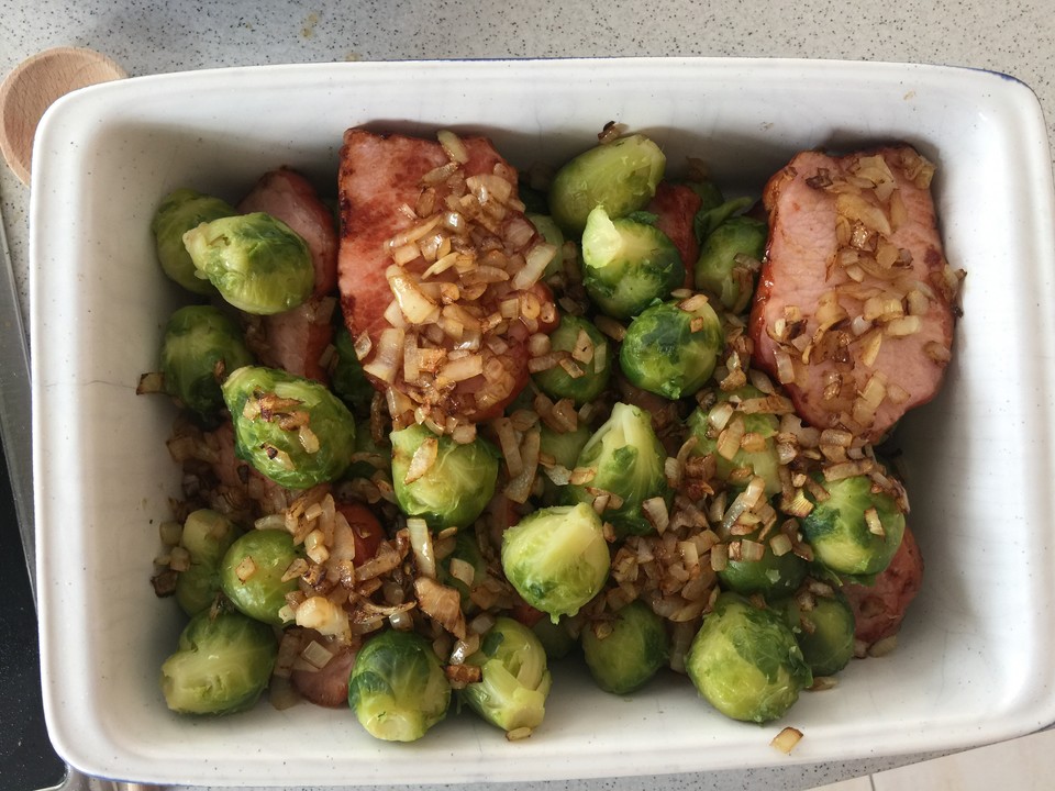 Rosenkohl-Kasseler-Auflauf - Ein sehr schönes Rezept | Chefkoch.de