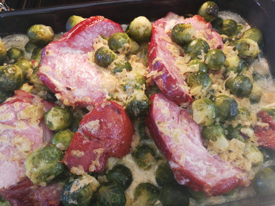 Rosenkohl-Kasseler-Auflauf - Ein sehr schönes Rezept | Chefkoch.de