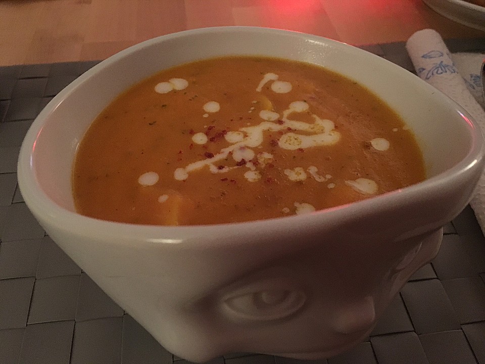 Kürbissuppe mit Kürbiskernöl von vaku | Chefkoch.de