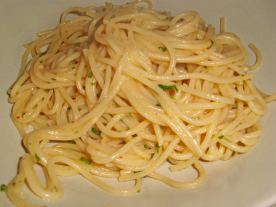 Knoblauch - Öl Sauce zu Spaghetti von Edeltraud44 | Chefkoch.de