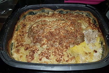 Hackbraten mit Kartoffeln in Sahne 33