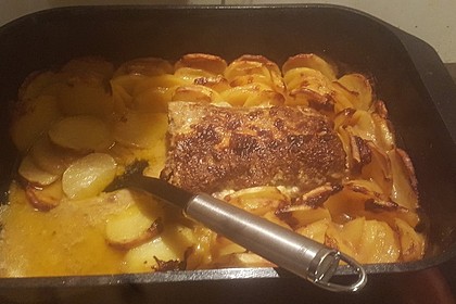 Hackbraten Mit Kartoffeln In Sahne Von Goldbek Chefkoch De Chefkoch De