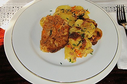 Hackbraten mit Kartoffeln in Sahne 19