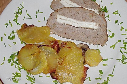 Hackbraten mit Kartoffeln in Sahne 21