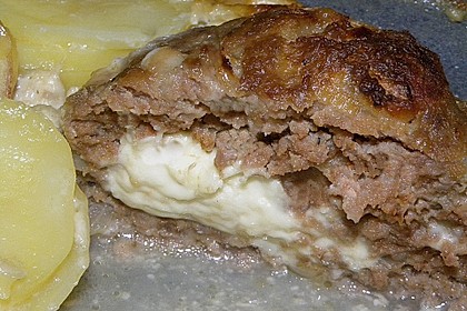 Hackbraten mit Kartoffeln in Sahne 28