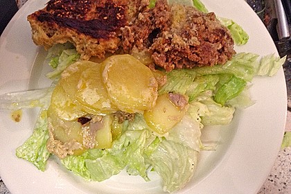 Hackbraten mit Kartoffeln in Sahne 42