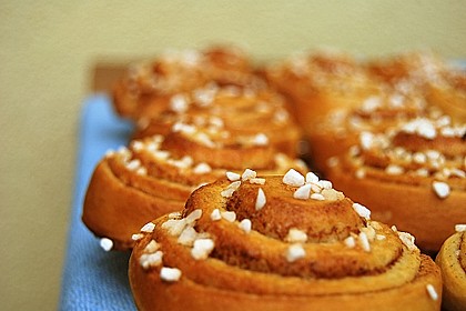 Schwedische Zimtschnecken (Kanelbullar) 1