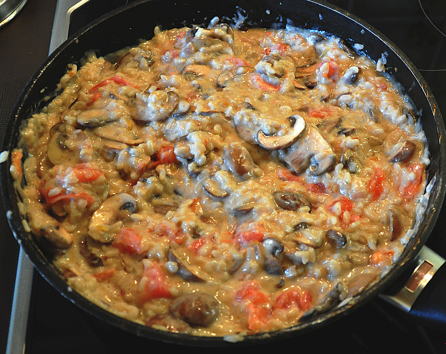 Risotto mit Tomaten und Champignons von plumbum | Chefkoch.de