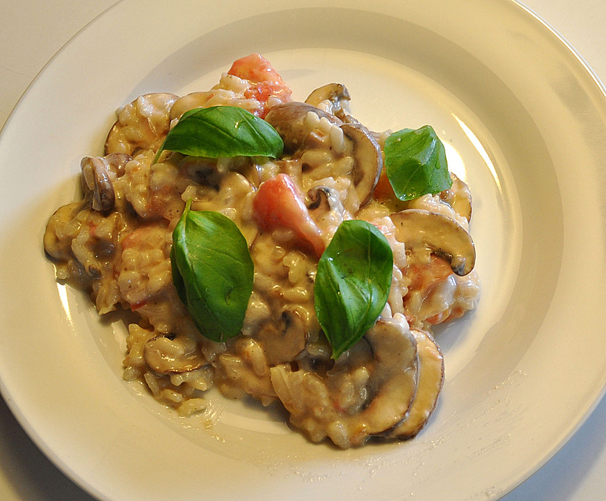 Risotto mit Tomaten und Champignons von plumbum | Chefkoch.de