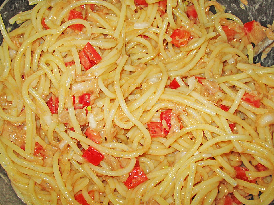 Spaghetti - Thunfisch - Salat von Marajke | Chefkoch.de