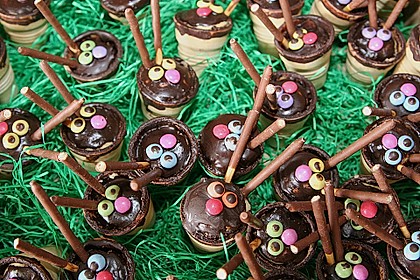 Kleine Kuchen im Waffelbecher 174