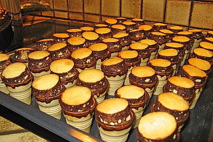 Kleine Kuchen im Waffelbecher 318