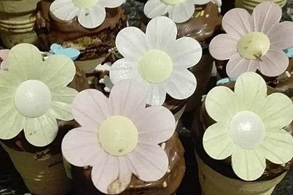 Kleine Kuchen im Waffelbecher 311