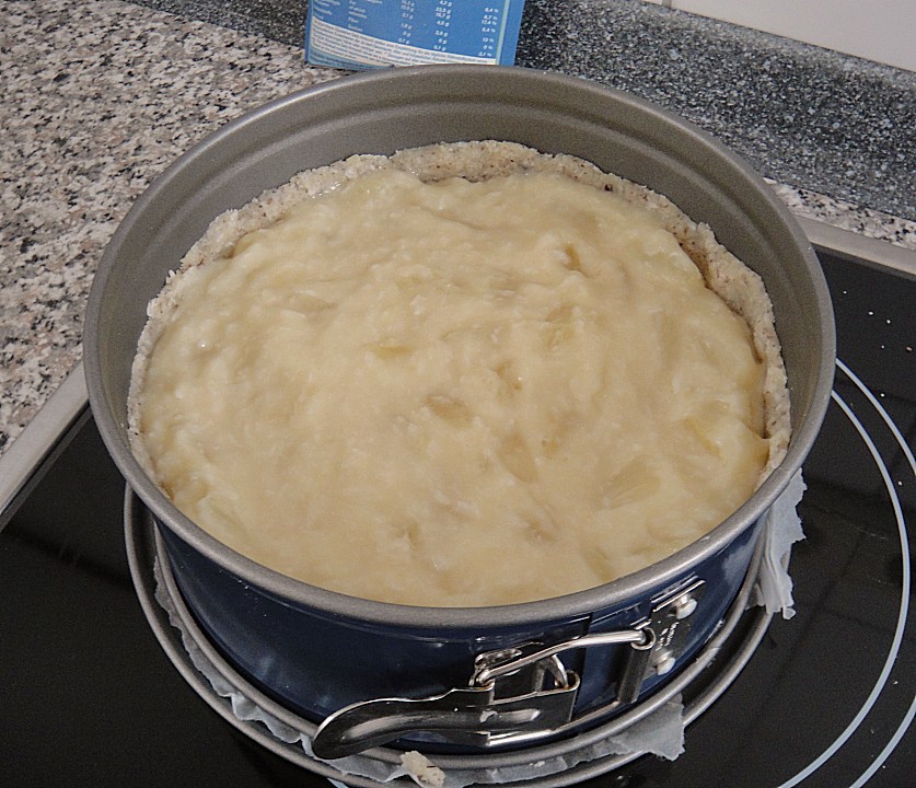 Leichter Apfelkuchen mit Vanillepudding und Streuseln von Lorina ...