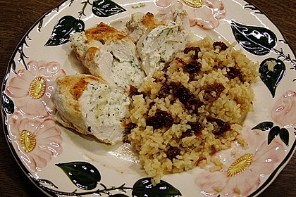 Gefüllte Putenschnitzel