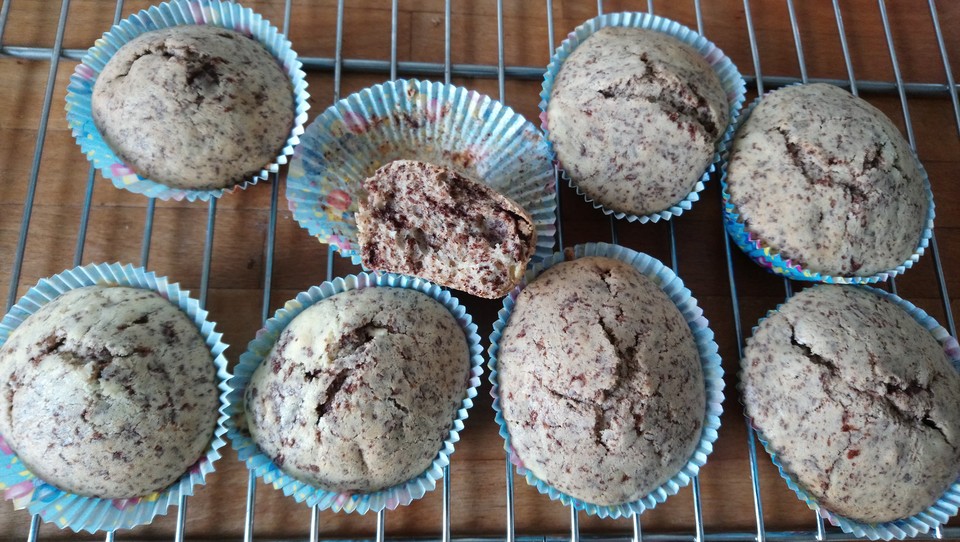 Muffins mit Kakao und Schokostückchen von sunnyfan | Chefkoch.de