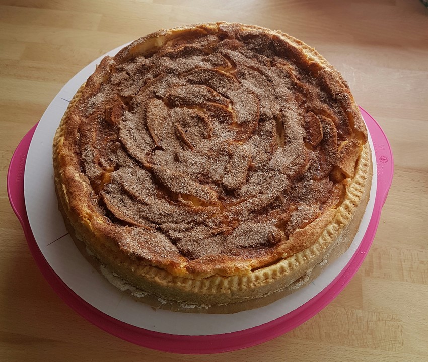 Apfel - Quark - Kuchen mit Zucker und Zimt von reise-tiger | Chefkoch.de