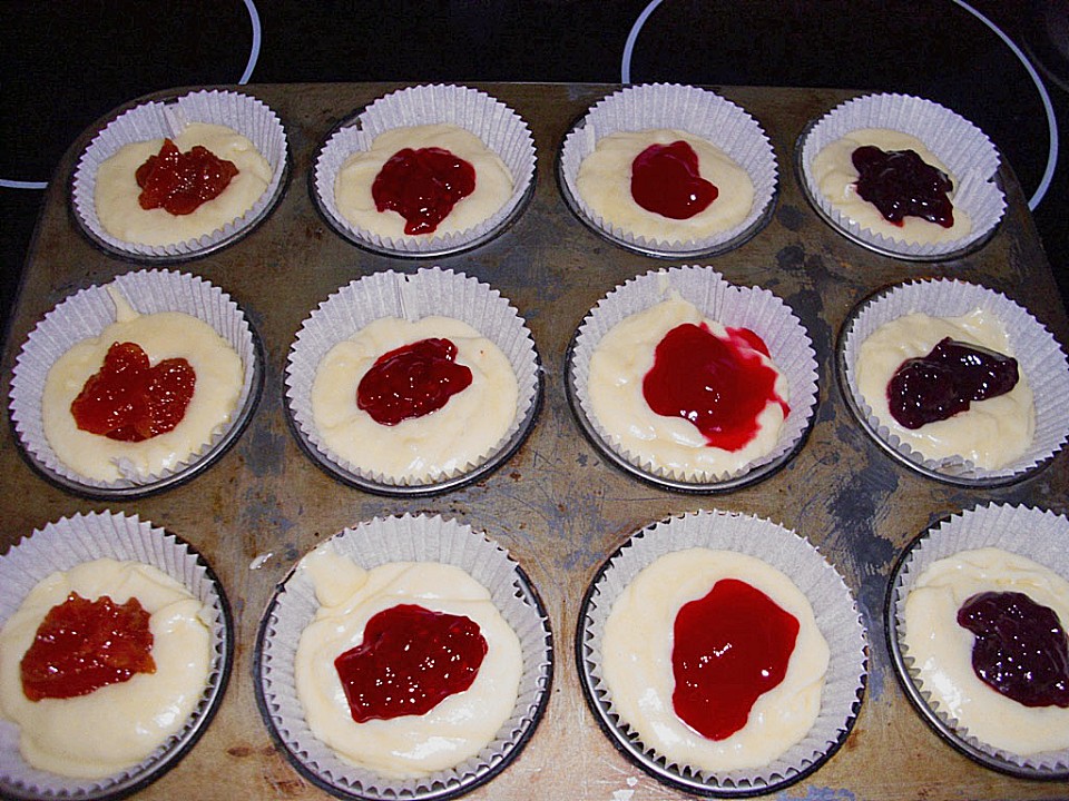 Muffins mit Marmelade von Nicky0110 | Chefkoch.de