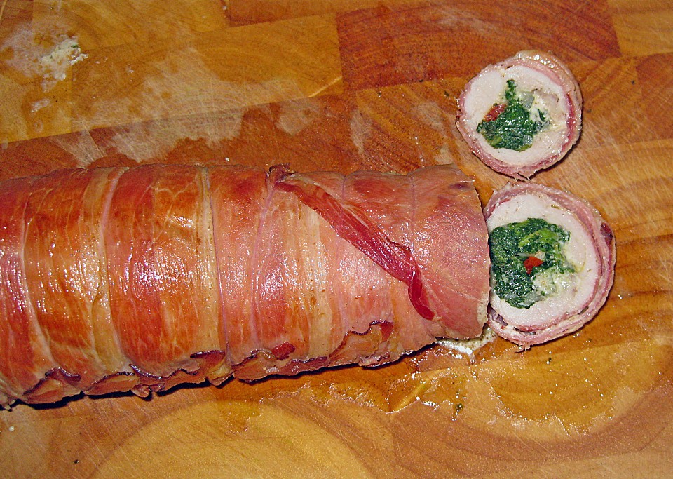 Schweinefilet mit Spinat - Schimmelkäse Füllung von Hani | Chefkoch.de