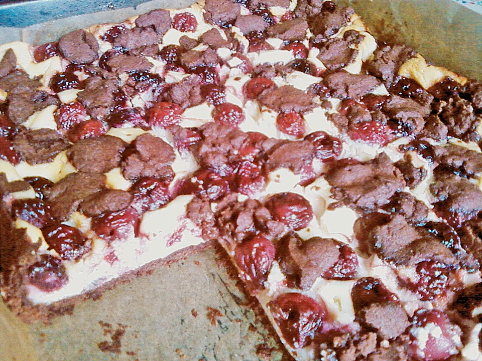 russischer zupfkuchen mit kirschen