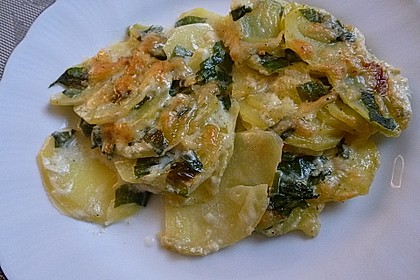 Bärlauch-Kartoffelgratin 10