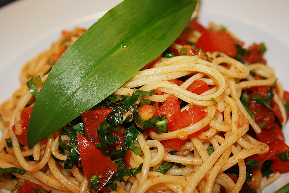 Sommerliche Spaghetti Mit Tomaten Von Goldnagl | Chefkoch.de