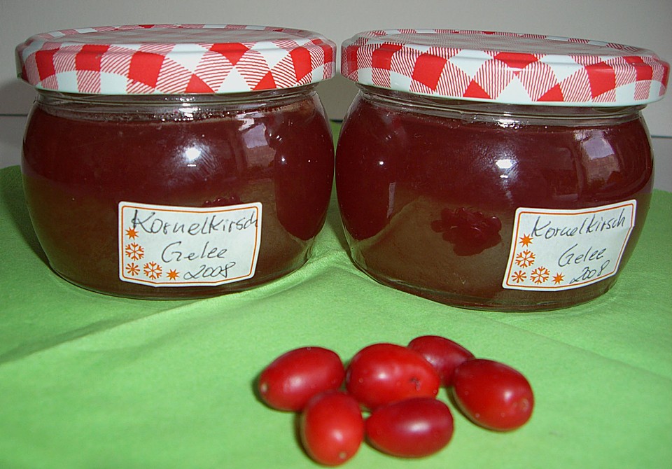 Kornelkirschen-Gelee