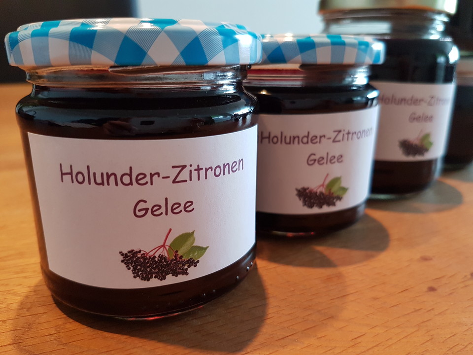 Holunder-Zitronen-Gelee-Bild