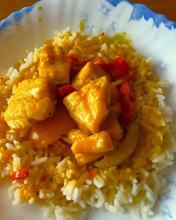 Fruchtiges Asia Fisch Curry Von Mareikaeferchen Chefkoch De