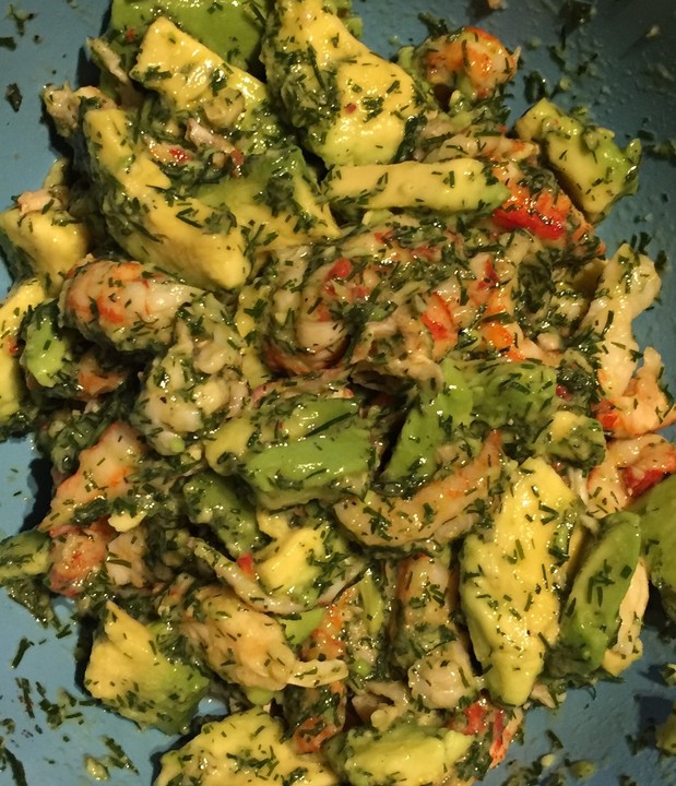Avocado - Flusskrebs - Salat von pmoen | Chefkoch.de