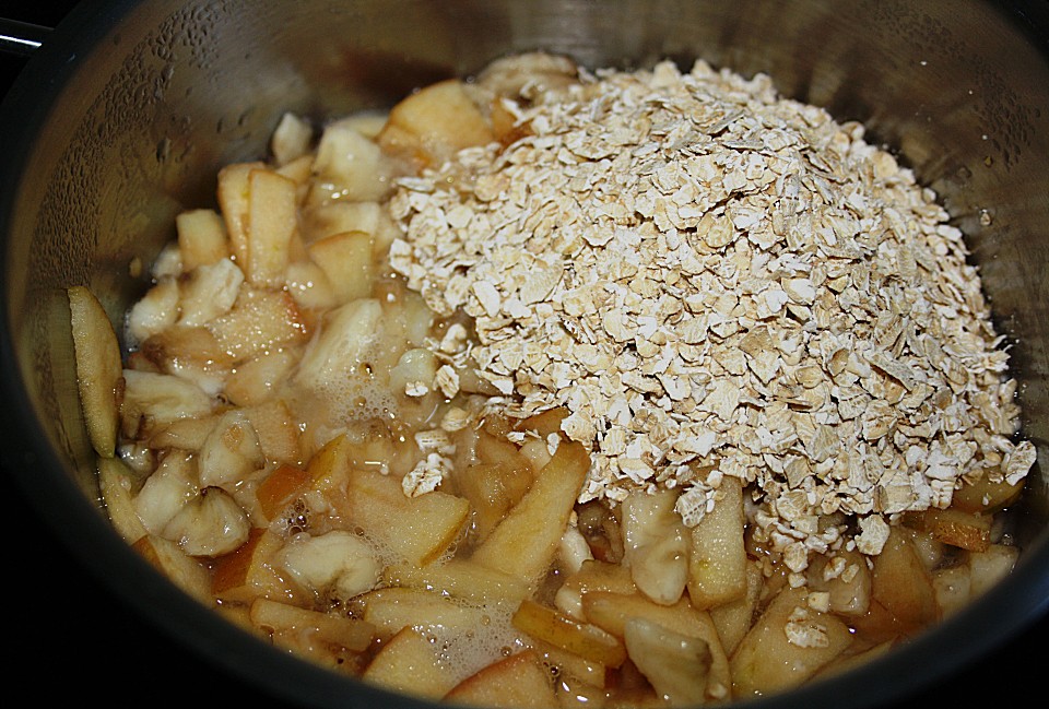 Obst - Haferflocken - Brei - Ein schmackhaftes Rezept | Chefkoch.de